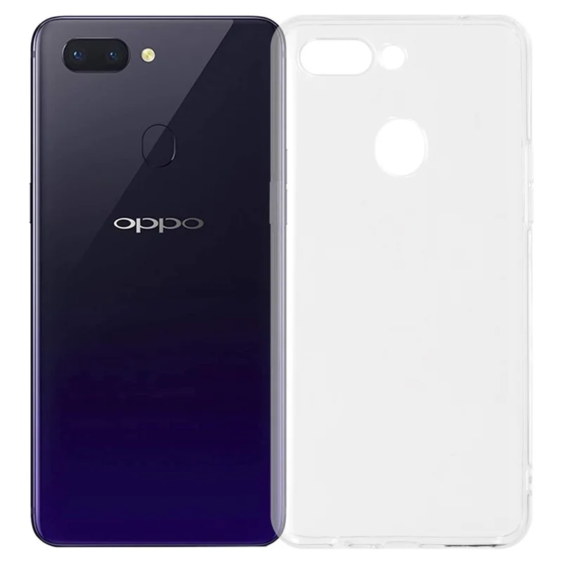 For Oppo R15 Pro / R15 Dream Mirror Edition Back Cover Ultra Thin Flexible TPU Clear Phone Case-Cellmalls