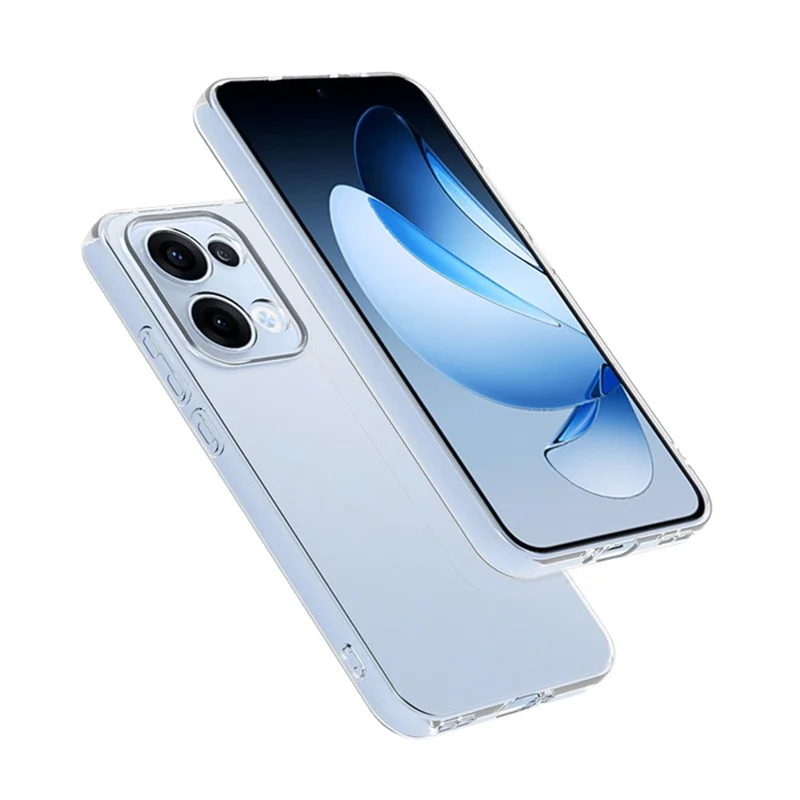 For Oppo Reno13 5G (Global) Clear Phone Case Ultra-Thin Flexible TPU Back Cover-Cellmalls