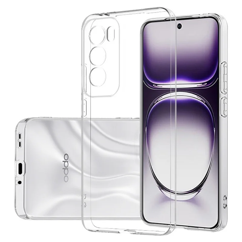 For Oppo Reno12 5G (Global) Case TPU Slim Phone Cover Transparent-Cellmalls