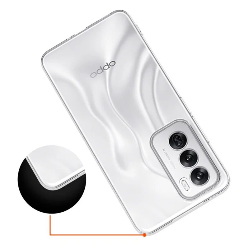 For Oppo Reno12 Pro 5G (Global) Case Clear Ultra Slim TPU Phone Cover-Cellmalls
