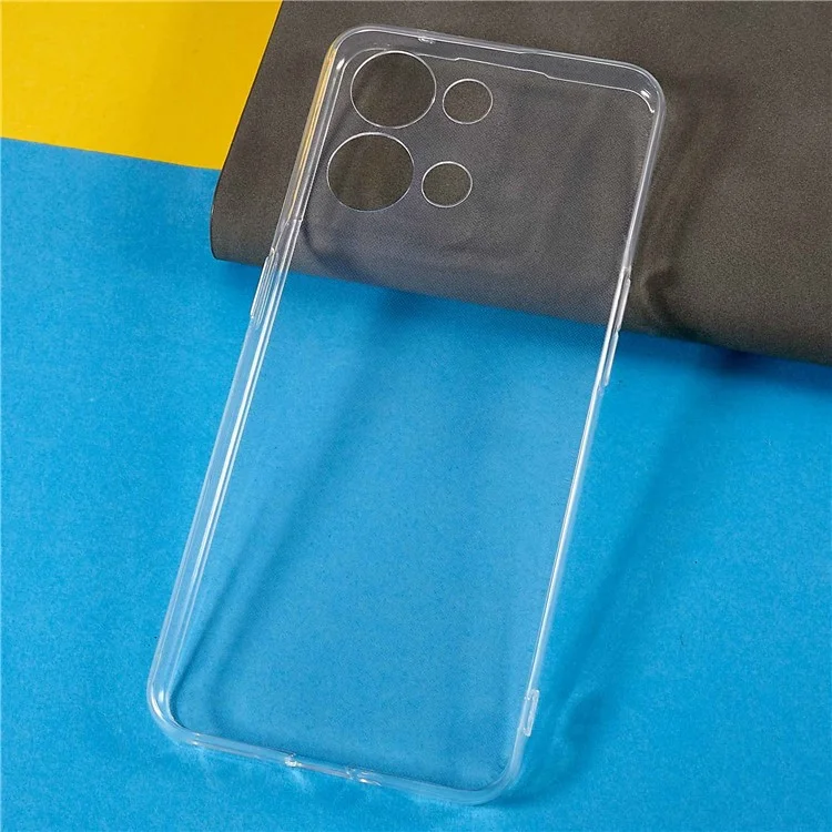 For Oppo Reno8 5G (Global Version) Anti-Scratch Clear Phone Back Cover Shockproof Slim TPU Phone Case-Cellmalls