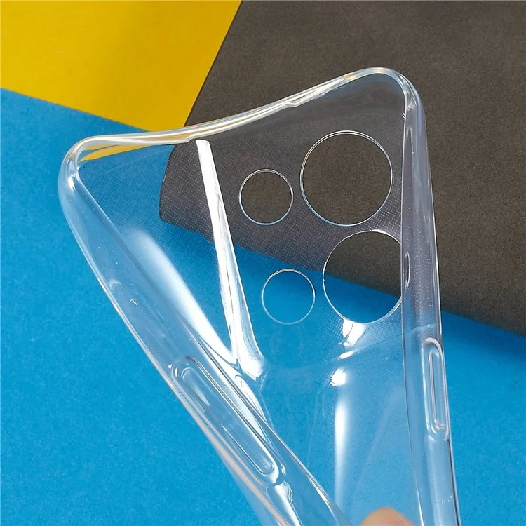 For Oppo Reno8 5G (Global Version) Anti-Scratch Clear Phone Back Cover Shockproof Slim TPU Phone Case-Cellmalls