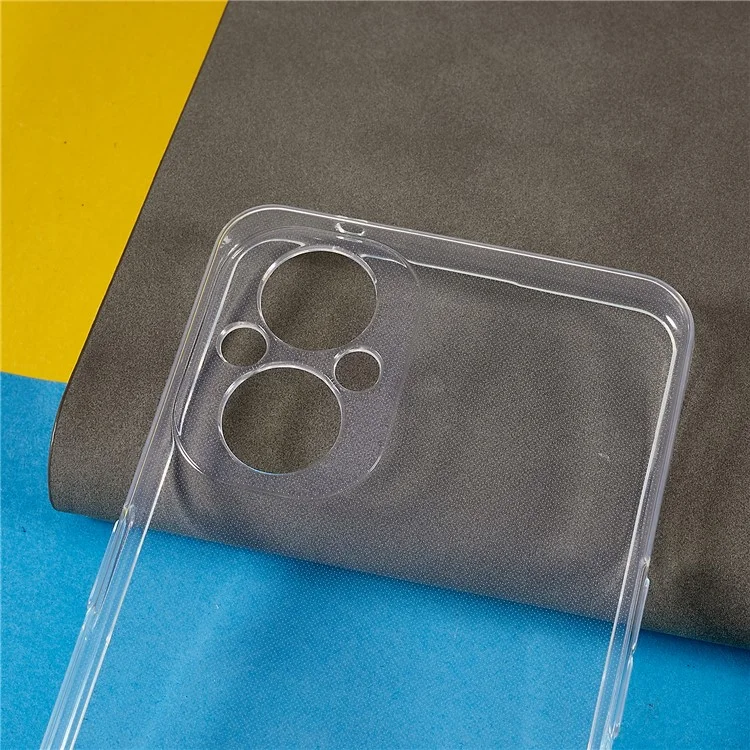 For Oppo Reno8 Lite 5G Protective Phone Cover, Back Protector Slim TPU Transparent Clear Phone Case-Cellmalls