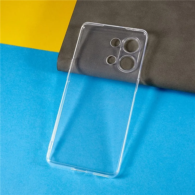 Back Shell for Oppo Reno9 5G, Flexible TPU Phone Case Transparent Clear Slim Phone Cover-Cellmalls