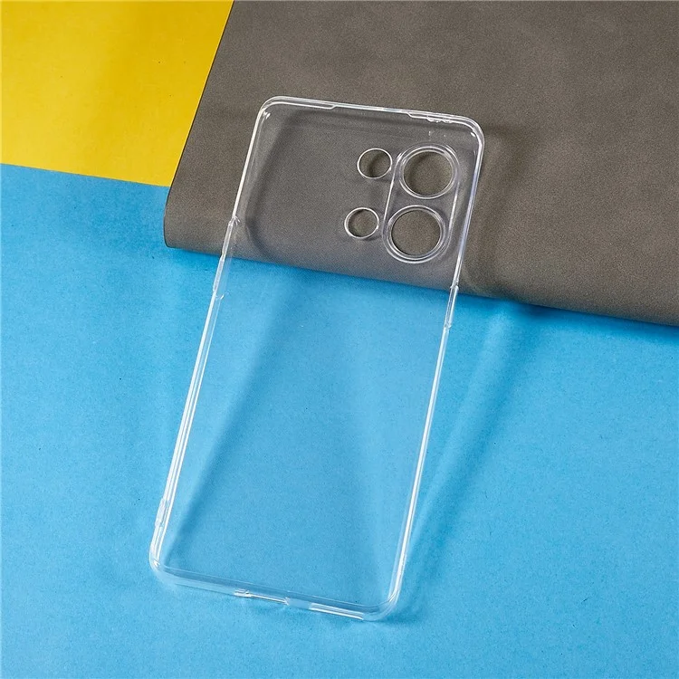 For Oppo Reno9 Pro 5G Anti-Fall Transparent Clear Slim Cell Phone Cover Soft TPU Protective Phone Case-Cellmalls
