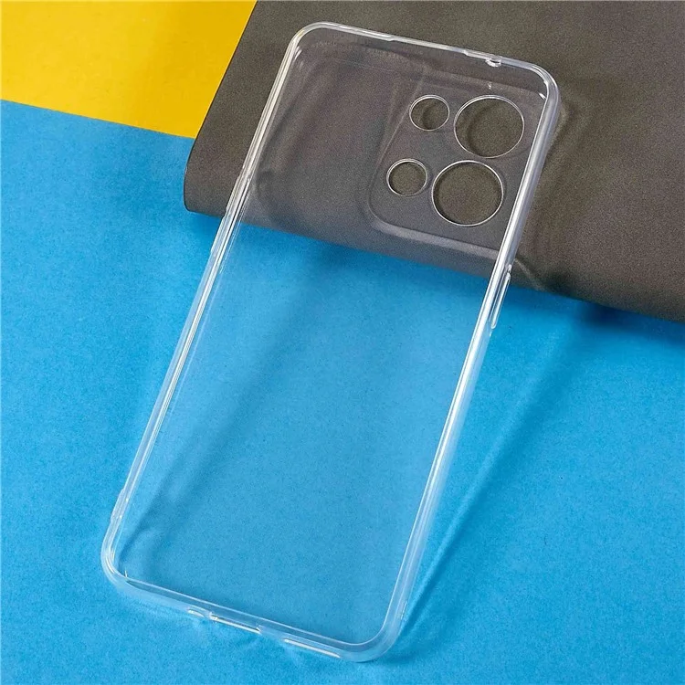 For Oppo Reno8 5G (Global Version) Anti-Scratch Clear Phone Back Cover Shockproof Slim TPU Phone Case-Cellmalls