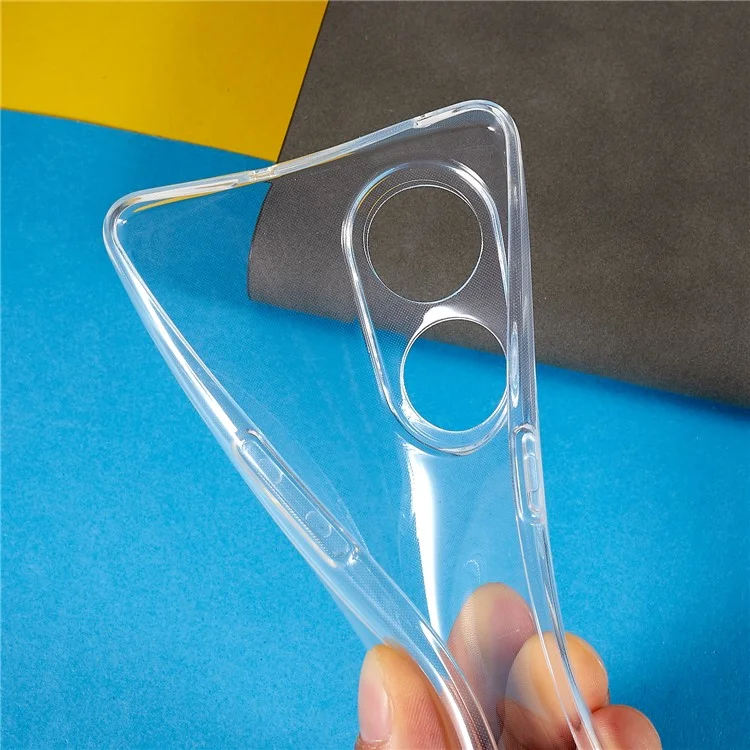 For Oppo A1 Pro 5G / Reno8 T 5G Clear Flexible TPU Phone Case Ultra Thin Smartphone Cover Protector-Cellmalls