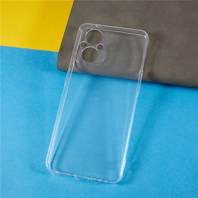 For Oppo Reno8 Lite 5G Protective Phone Cover, Back Protector Slim TPU Transparent Clear Phone Case-Cellmalls