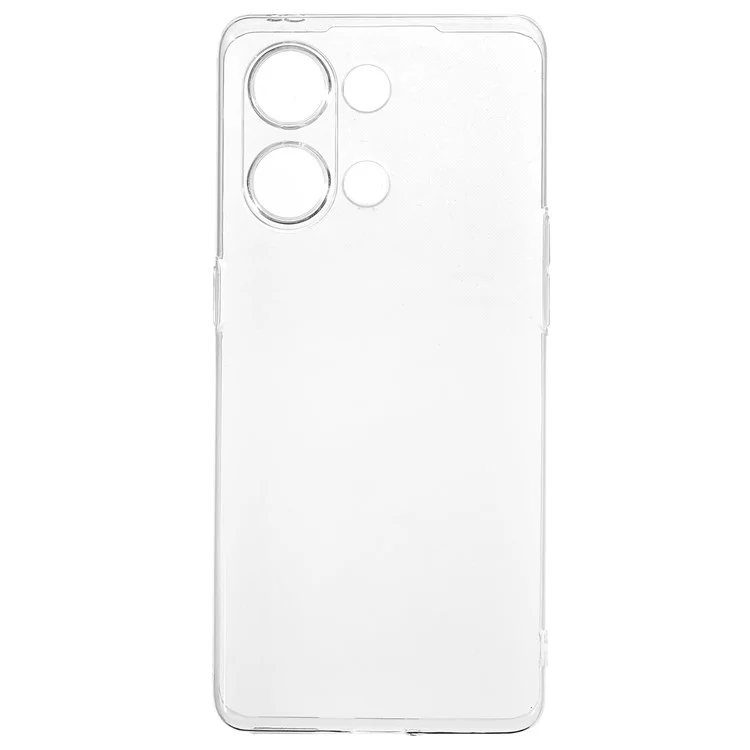 Back Shell for Oppo Reno9 5G, Flexible TPU Phone Case Transparent Clear Slim Phone Cover-Cellmalls