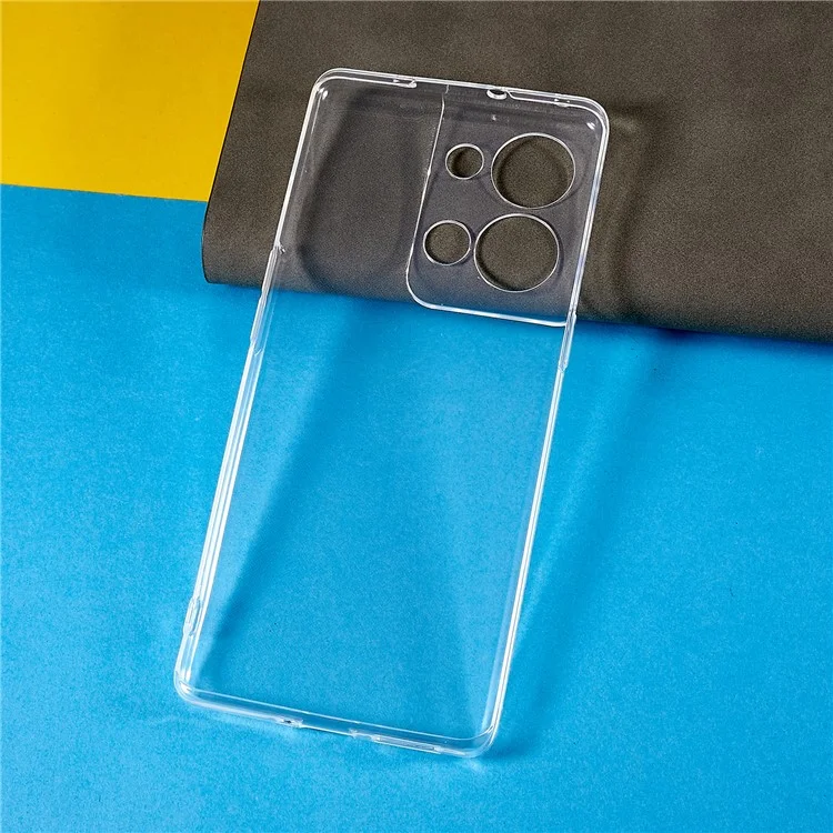 Back Shell for Oppo Reno9 Pro+ 5G, Soft TPU Phone Case Scratch Resistant Transparent Clear Slim Phone Cover-Cellmalls
