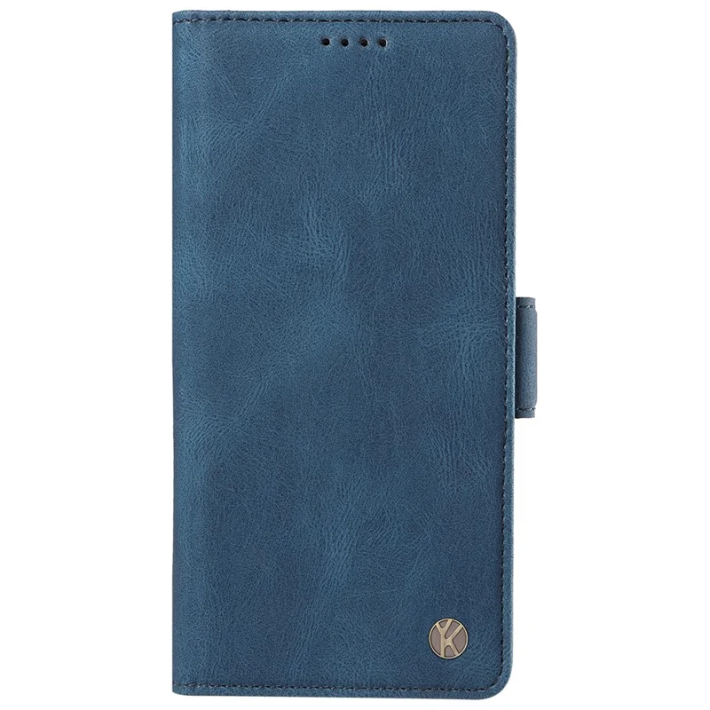 YIKATU YK-005 For Oppo Reno12 Pro 5G (Global) / (China) Phone Case Skin-Touch Leather Cover - Blue-Cellmalls