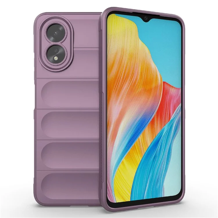 For Oppo A38 4G Case Drop-proof Rugged Phone TPU Cover - Black-Cellmalls