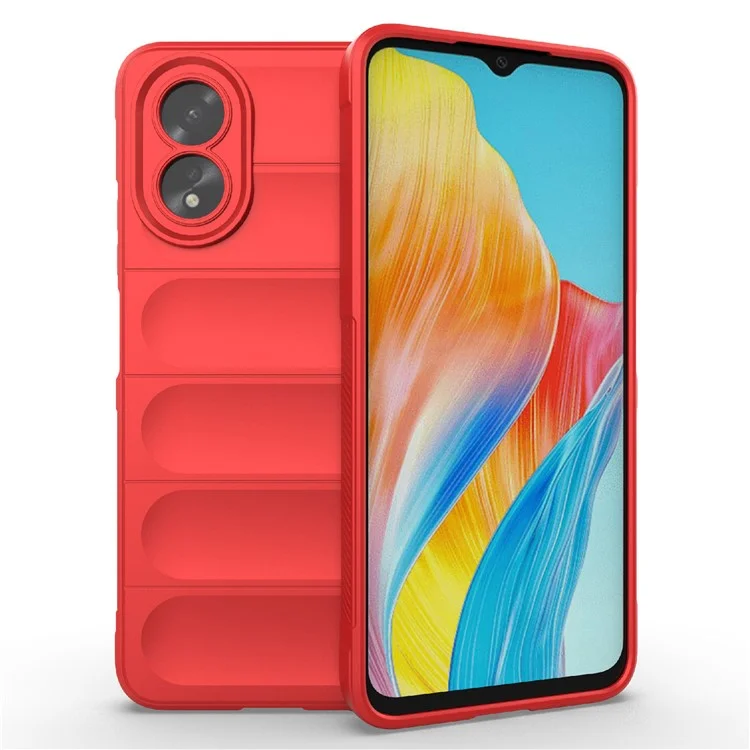 For Oppo A38 4G Case Drop-proof Rugged Phone TPU Cover - Black-Cellmalls