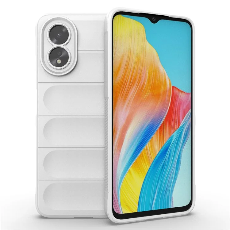 For Oppo A38 4G Case Drop-proof Rugged Phone TPU Cover - Black-Cellmalls