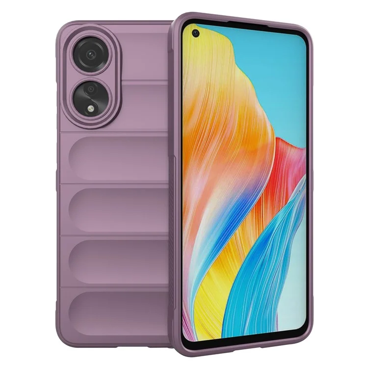 For Oppo A78 4G Case Soft TPU Protective Back Shell Cover - Wine Red-Cellmalls