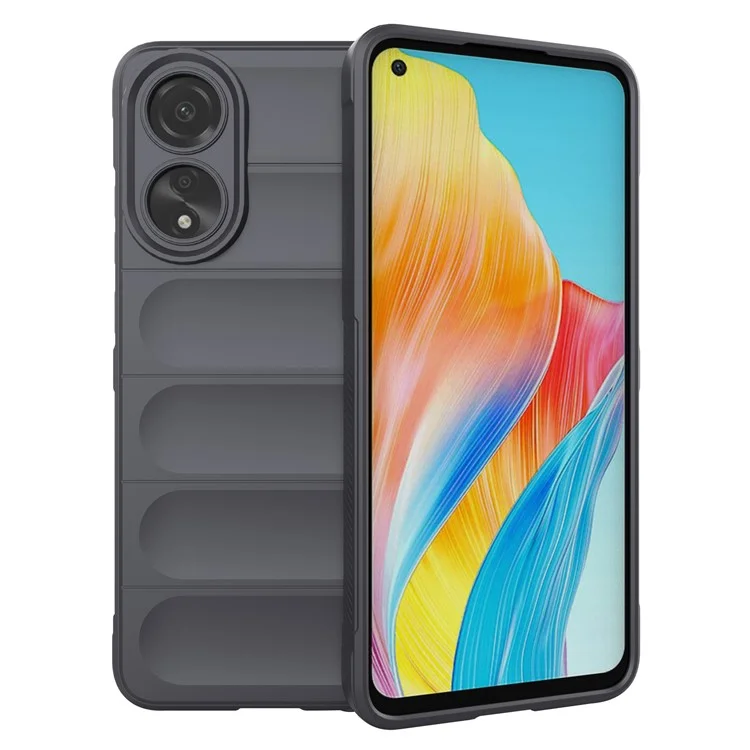 For Oppo A78 4G Case Soft TPU Protective Back Shell Cover - Wine Red-Cellmalls