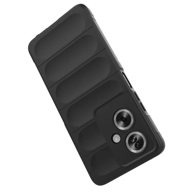 Soft TPU Case for Oppo A79 5G / A2 5G Shock Absorbing Phone Back Cover - Black-Cellmalls