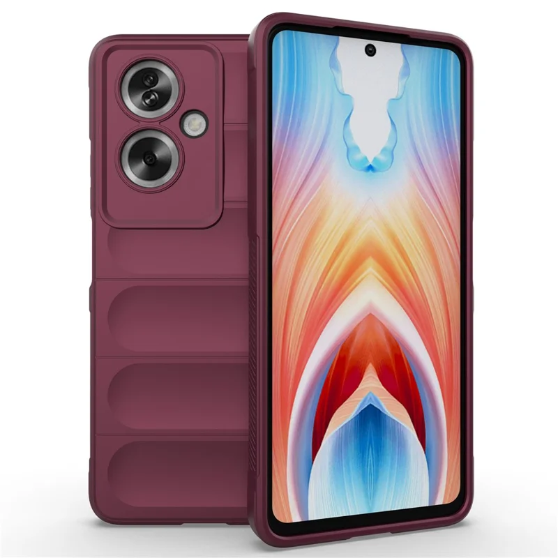 Soft TPU Case for Oppo A79 5G / A2 5G Shock Absorbing Phone Back Cover - Black-Cellmalls