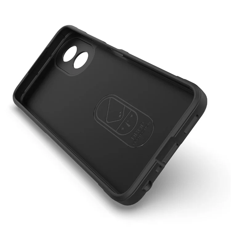 For Oppo A38 4G Case Drop-proof Rugged Phone TPU Cover - Black-Cellmalls