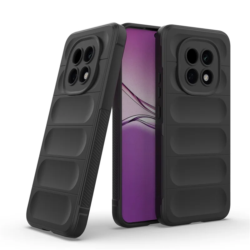 For Oppo F29 5G Case Anti-Drop Soft TPU Rugged Phone Back Cover - Black-Cellmalls