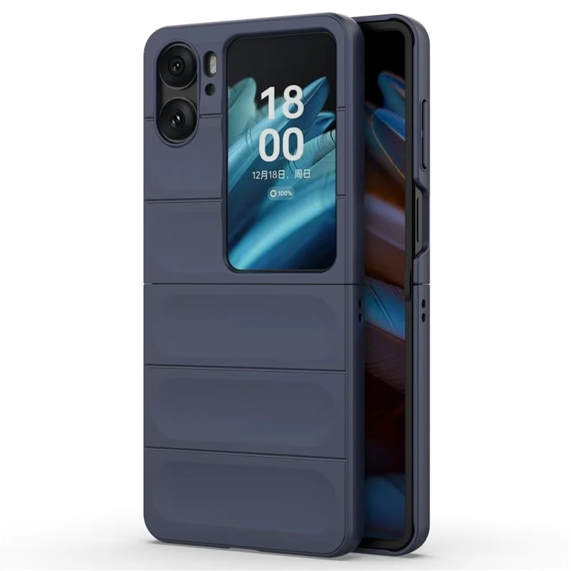 For Oppo Find N2 Flip 5G Phone Case Hard PC Anti-Scratch Cover - Baby Blue-Cellmalls