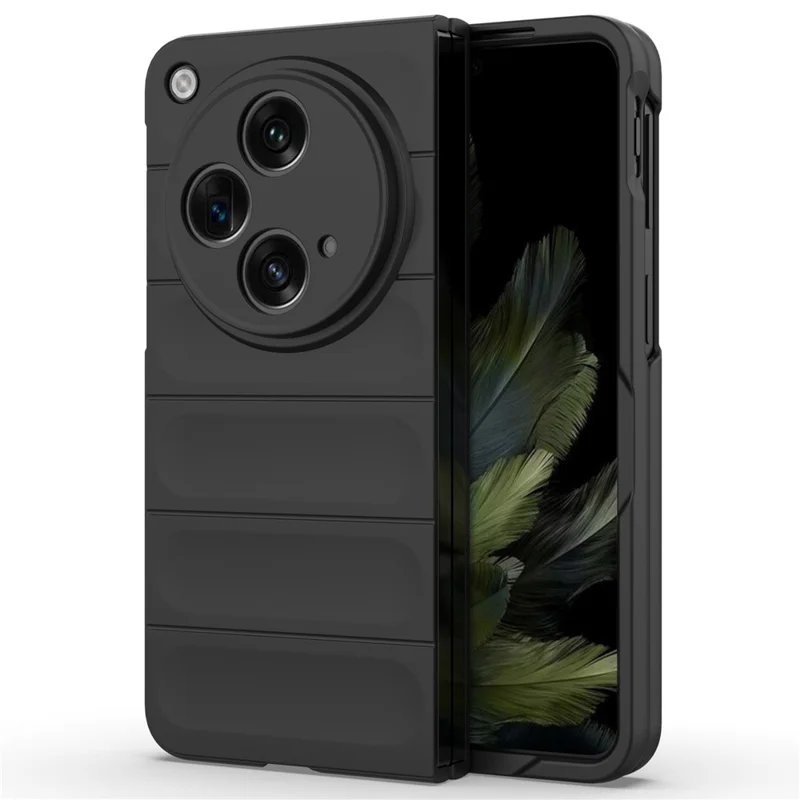 For Oppo Find N3 5G PC Phone Cover Rugged Shockproof Case - Black-Cellmalls