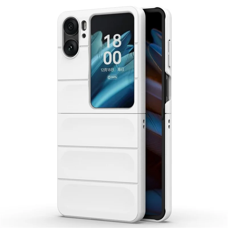 For Oppo Find N2 Flip 5G Phone Case Hard PC Anti-Scratch Cover - Baby Blue-Cellmalls