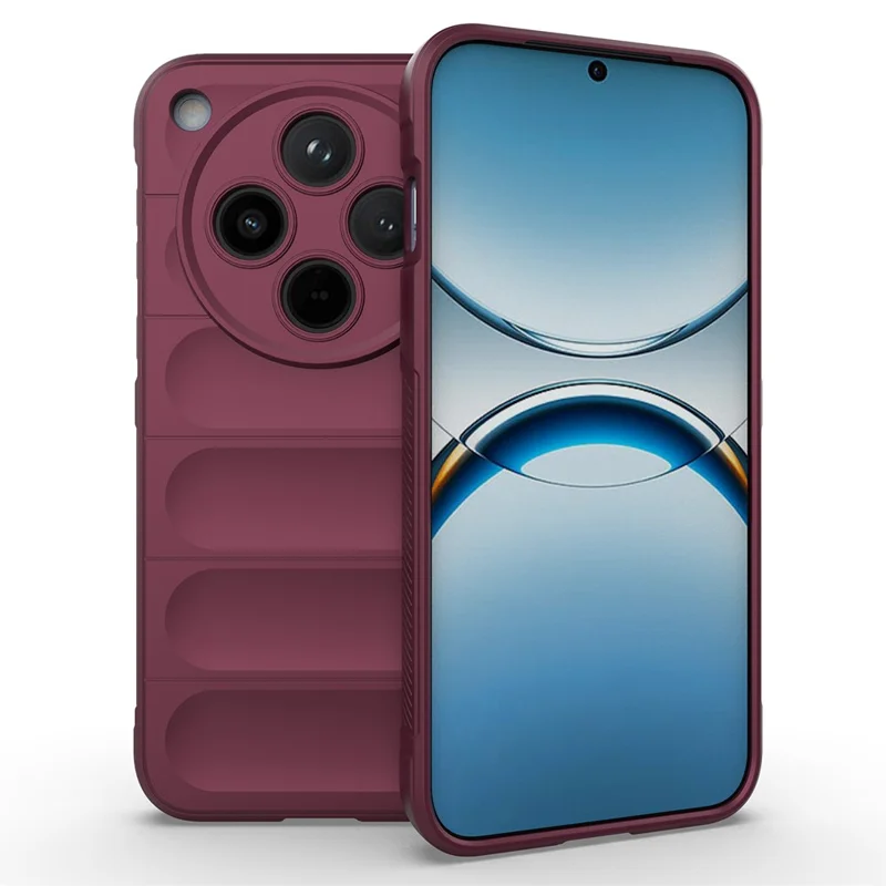 For Oppo Find X8 5G Case Anti-Drop Soft TPU Rugged Phone Back Cover - Black-Cellmalls