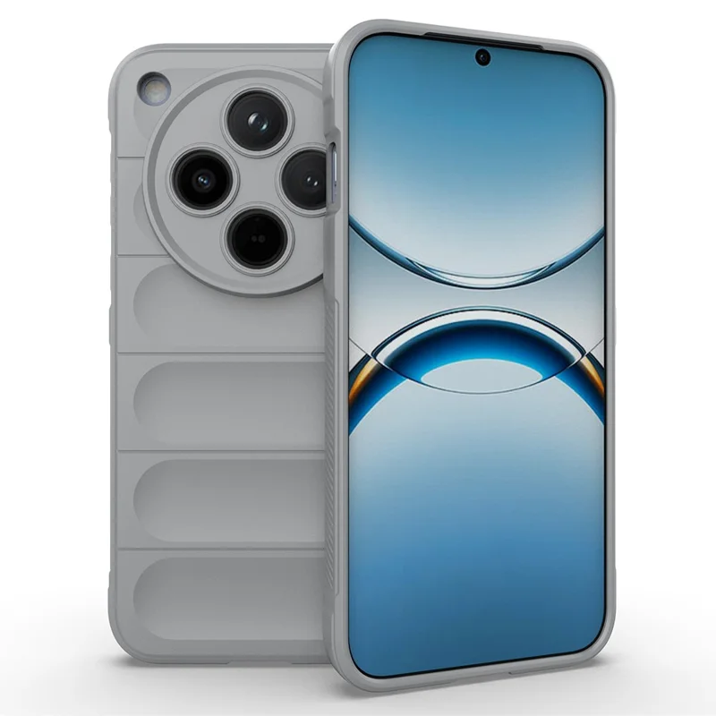 For Oppo Find X8 5G Case Anti-Drop Soft TPU Rugged Phone Back Cover - Black-Cellmalls