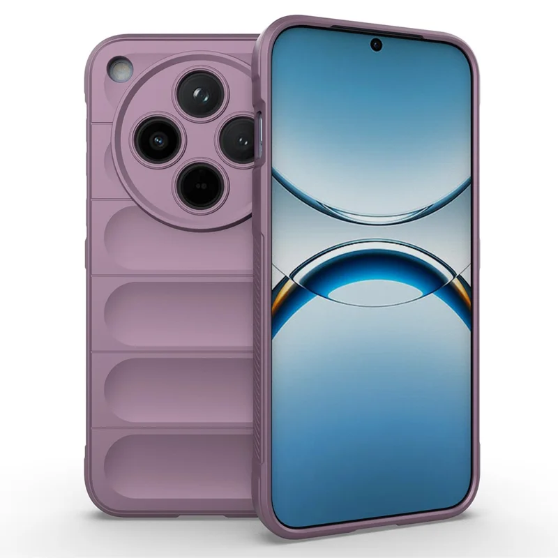 For Oppo Find X8 5G Case Anti-Drop Soft TPU Rugged Phone Back Cover - Black-Cellmalls