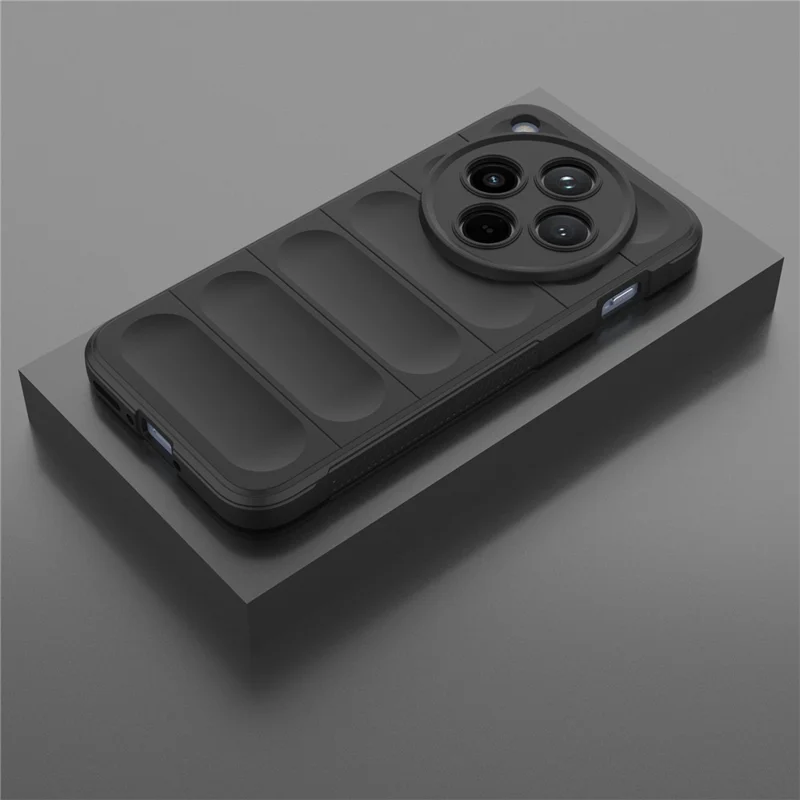 For Oppo Find X8 5G Case Anti-Drop Soft TPU Rugged Phone Back Cover - Black-Cellmalls