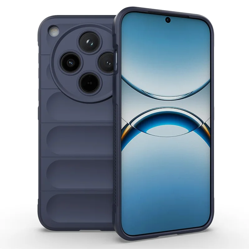 For Oppo Find X8 5G Case Anti-Drop Soft TPU Rugged Phone Back Cover - Black-Cellmalls