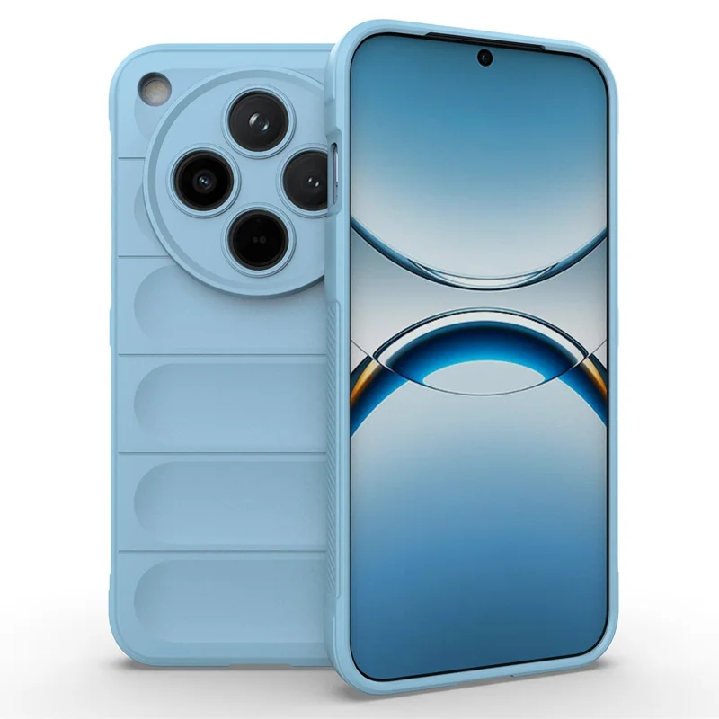 For Oppo Find X8 5G Case Anti-Drop Soft TPU Rugged Phone Back Cover - Black-Cellmalls