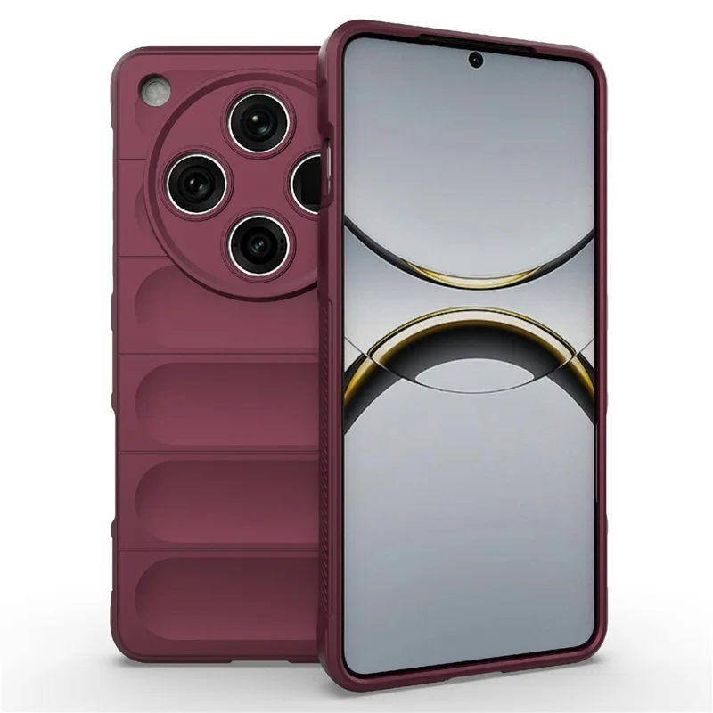 For Oppo Find X8 Pro 5G Case Anti-Drop Soft TPU Rugged Phone Back Cover - Black-Cellmalls