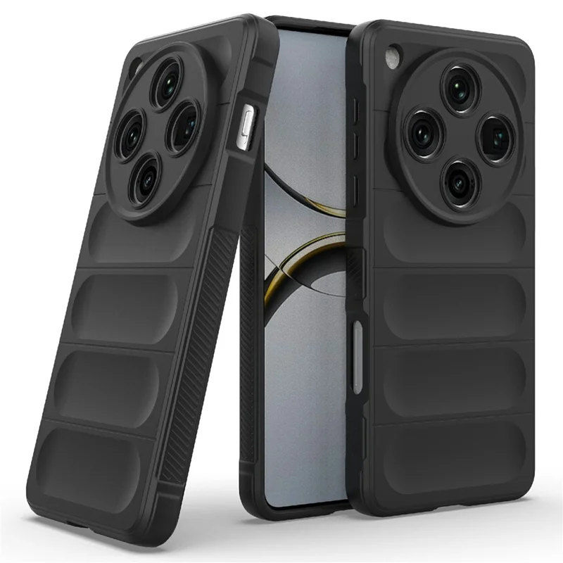 For Oppo Find X8 Pro 5G Case Anti-Drop Soft TPU Rugged Phone Back Cover - Black-Cellmalls