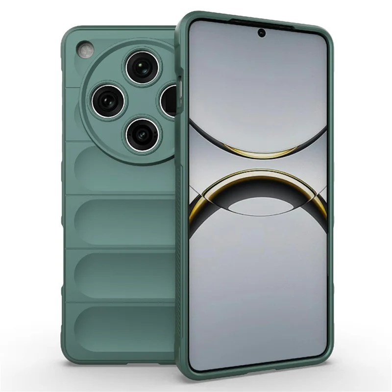 For Oppo Find X8 Pro 5G Case Anti-Drop Soft TPU Rugged Phone Back Cover - Black-Cellmalls