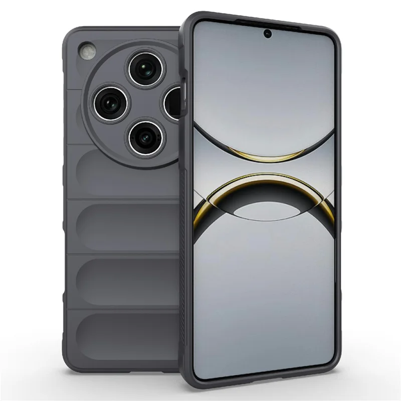 For Oppo Find X8 Pro 5G Case Anti-Drop Soft TPU Rugged Phone Back Cover - Black-Cellmalls