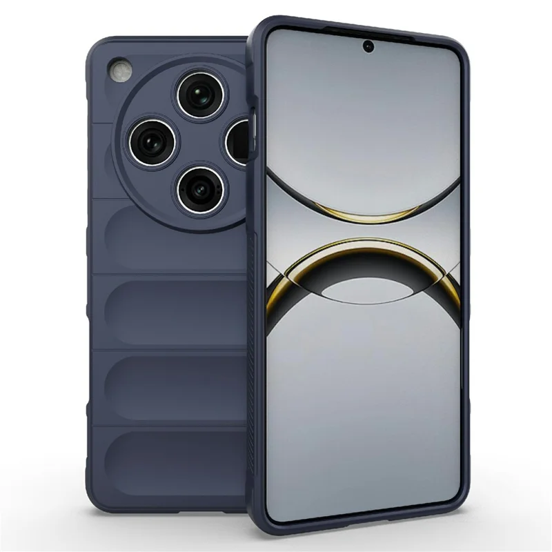 For Oppo Find X8 Pro 5G Case Anti-Drop Soft TPU Rugged Phone Back Cover - Black-Cellmalls