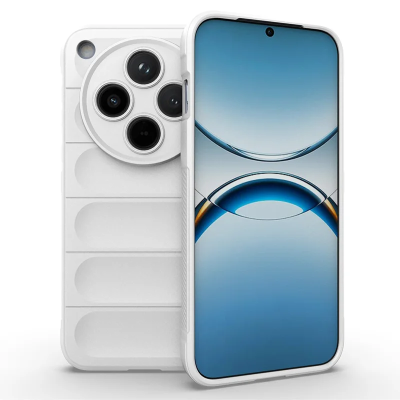 For Oppo Find X8 5G Case Anti-Drop Soft TPU Rugged Phone Back Cover - Black-Cellmalls