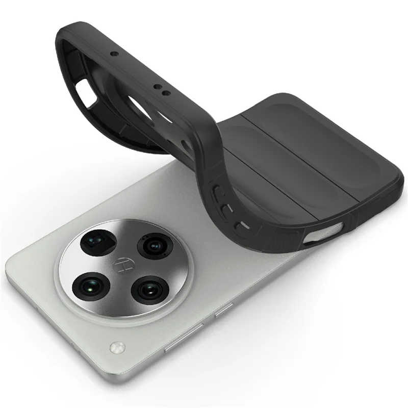 For Oppo Find X8 Pro 5G Case Anti-Drop Soft TPU Rugged Phone Back Cover - Black-Cellmalls