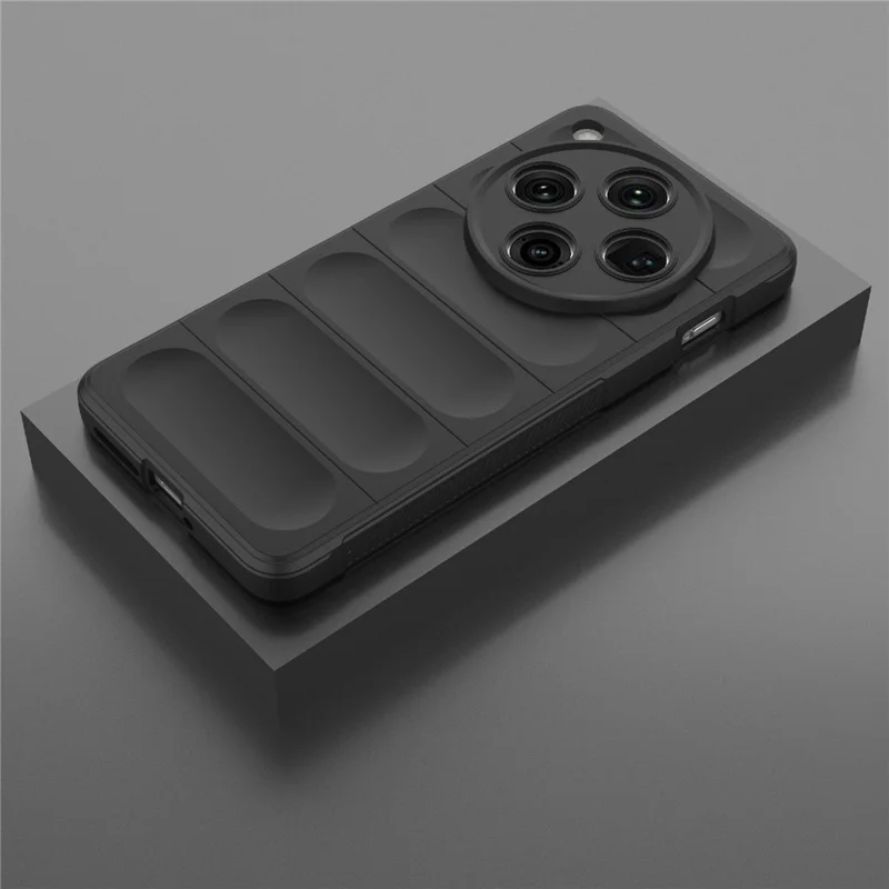 For Oppo Find X8 Pro 5G Case Anti-Drop Soft TPU Rugged Phone Back Cover - Black-Cellmalls