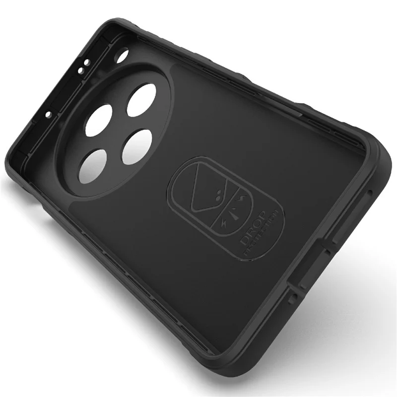 For Oppo Find X8 Pro 5G Case Anti-Drop Soft TPU Rugged Phone Back Cover - Black-Cellmalls