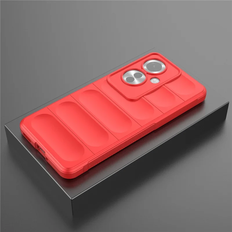 For Oppo Reno11 F 5G / F25 Pro 5G Phone Case TPU Rugged Design Drop Protection Shell - Red-Cellmalls