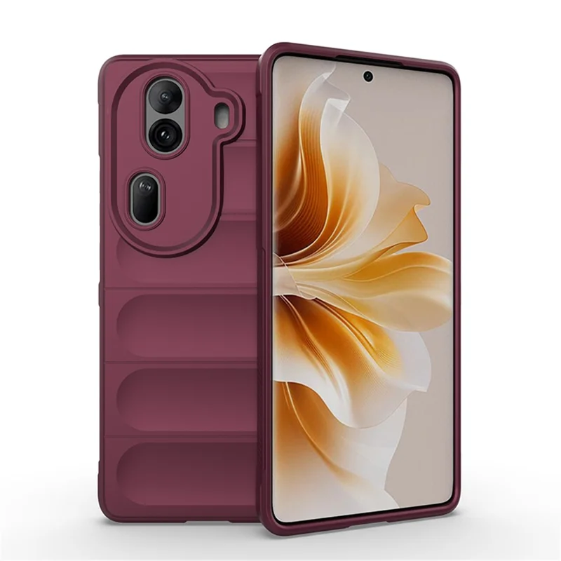 For Oppo Reno11 Pro 5G (Global) Case Soft TPU Drop Impact Phone Cover - Black-Cellmalls