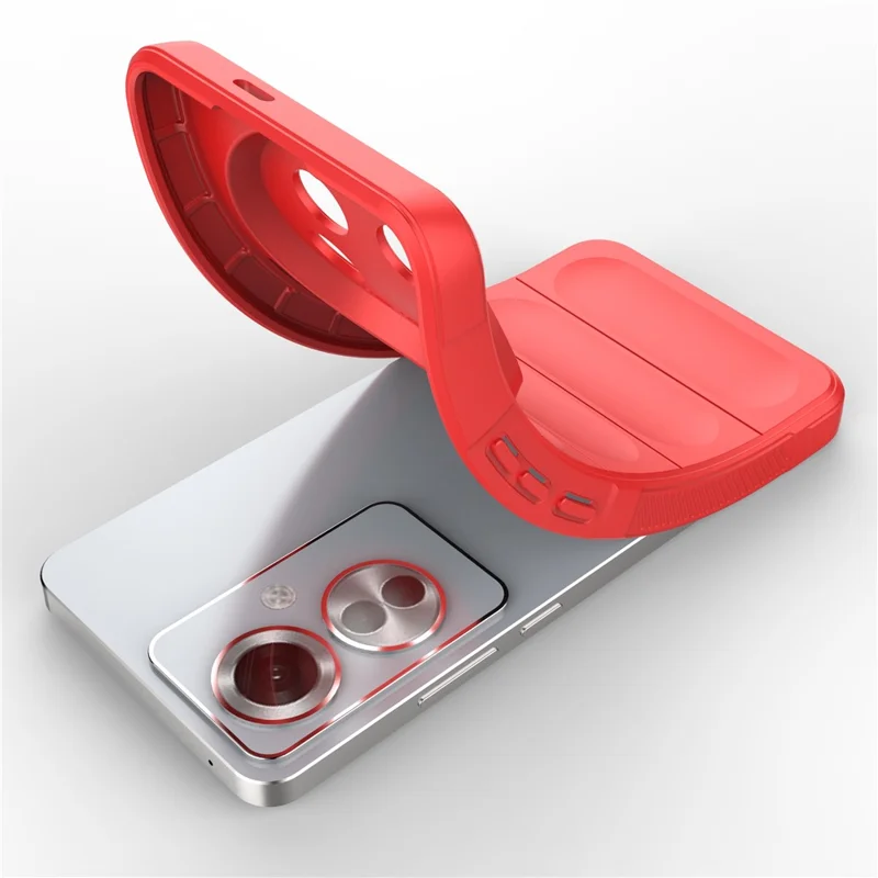 For Oppo Reno11 F 5G / F25 Pro 5G Phone Case TPU Rugged Design Drop Protection Shell - Red-Cellmalls