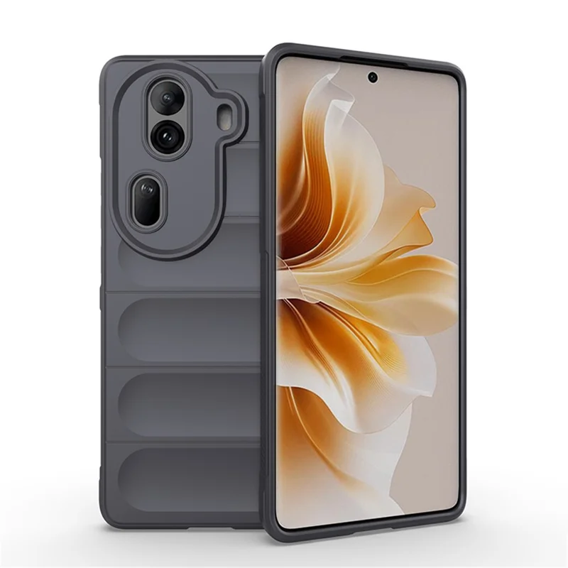 For Oppo Reno11 Pro 5G (Global) Case Soft TPU Drop Impact Phone Cover - Black-Cellmalls
