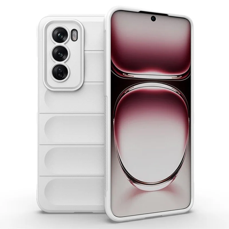 For Oppo Reno12 5G (Global) Case Soft TPU Drop Resistant Phone Cover - Black-Cellmalls