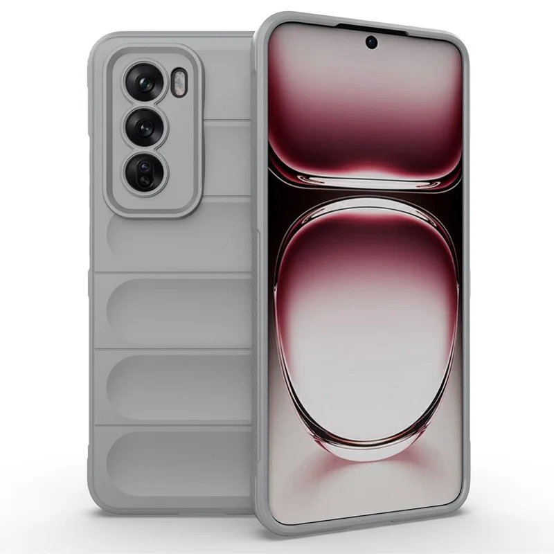 For Oppo Reno12 5G (Global) Case Soft TPU Drop Resistant Phone Cover - Black-Cellmalls