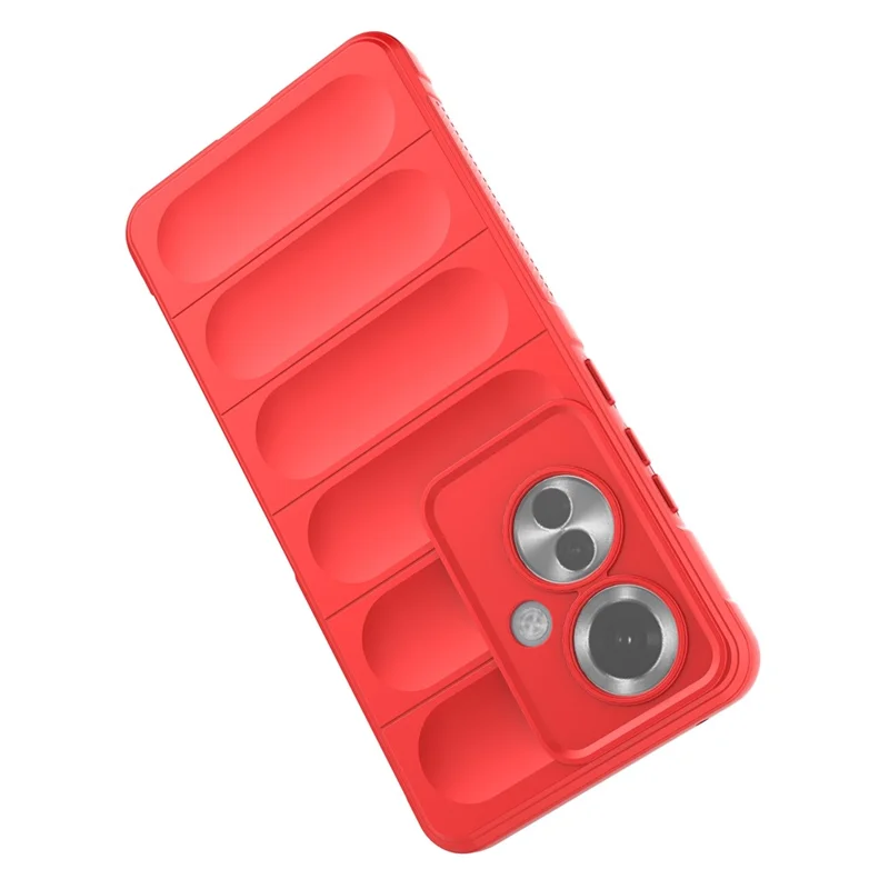 For Oppo Reno11 F 5G / F25 Pro 5G Phone Case TPU Rugged Design Drop Protection Shell - Red-Cellmalls