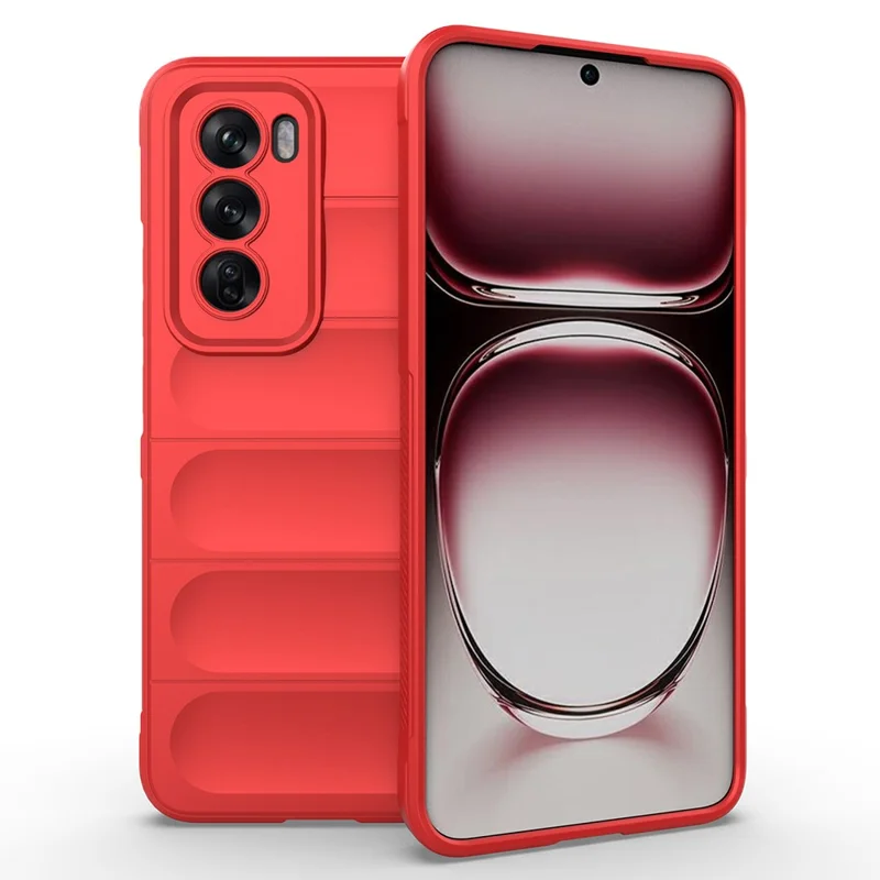 For Oppo Reno12 5G (Global) Case Soft TPU Drop Resistant Phone Cover - Black-Cellmalls